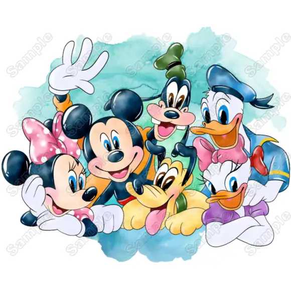 Mickey Mouse and his Friends T shirt Iron on Transfer Mickey Mouse and his Friends T shirt Iron on Transfer