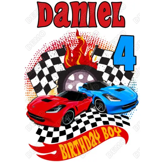 Hot Wheels Birthday Custom T Shirt Iron on Transfer Decal Hot Wheels Birthday Custom T Shirt Iron on Transfer Decal