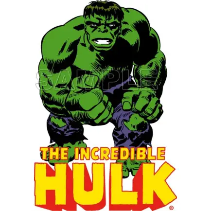 Hulk T Shirt Iron on Transfer Decal #1 Hulk T Shirt Iron on Transfer Decal #1