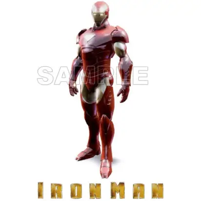 Iron Man T Shirt Iron on Transfer Decal #1 Iron Man T Shirt Iron on Transfer Decal #1