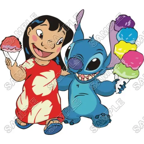 Lilo & Stitch  T Shirt Iron on Transfer Decal #11