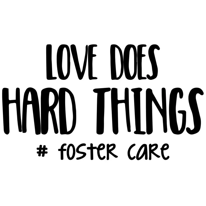 Love Does Hard Things Foster Care T Shirt Iron on Transfer Decal Love Does Hard Things Foster Care T Shirt Iron on Transfer Decal