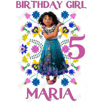 Encanto  Birthday  Personalized  Custom  T Shirt Iron on Transfer Decal 