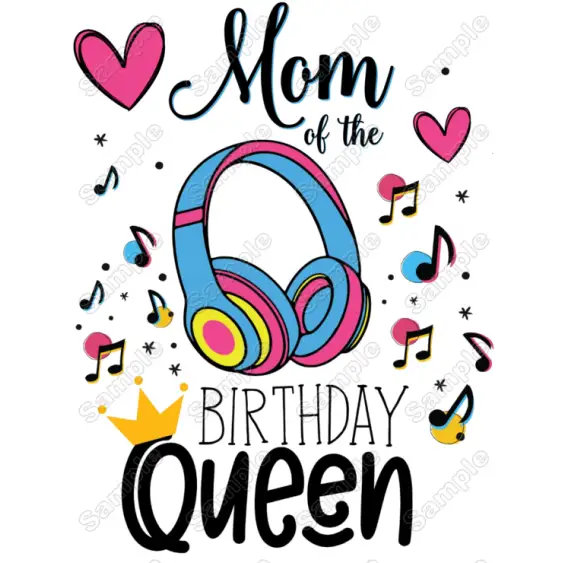 Tik Tok Family Member of the Birthday Queen Custom Heat T Shirt Iron on Transfer Tik Tok Family Member of the Birthday Queen Custom Heat T Shirt Iron on Transfer