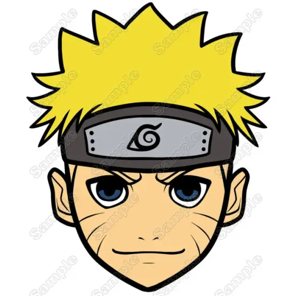 Naruto Uzumaki T Shirt Heat Iron on Transfer Decal Naruto Uzumaki T Shirt Heat Iron on Transfer Decal