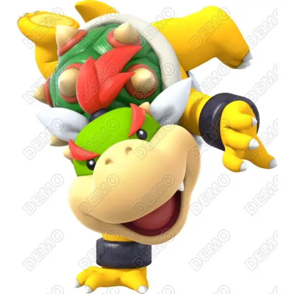 Bowser Jr. Super Mario T Shirt Iron on Transfer Decal Bowser Jr. Super Mario T Shirt Iron on Transfer Decal