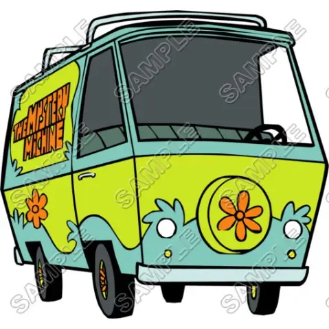 Scooby - Doo Mystery Machine T Shirt Iron on Transfer Decal #12