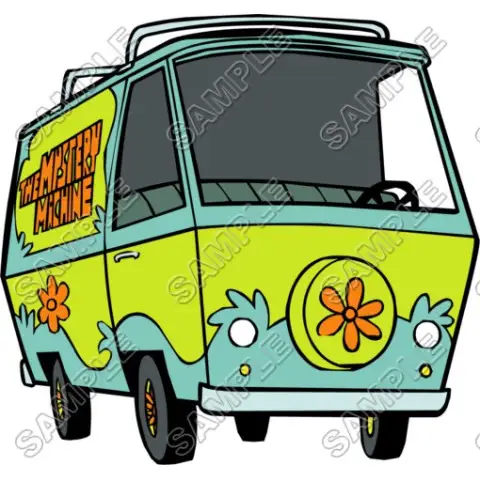 Scooby - Doo Mystery Machine T Shirt Iron on Transfer Decal #12 Scooby - Doo Mystery Machine T Shirt Iron on Transfer Decal #12