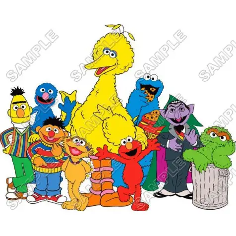 Sesame street T Shirt Iron on Transfer Decal #18 Sesame street T Shirt Iron on Transfer Decal #18