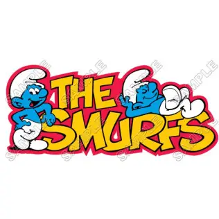 Smurfs  T Shirt Iron on Transfer Decal #30