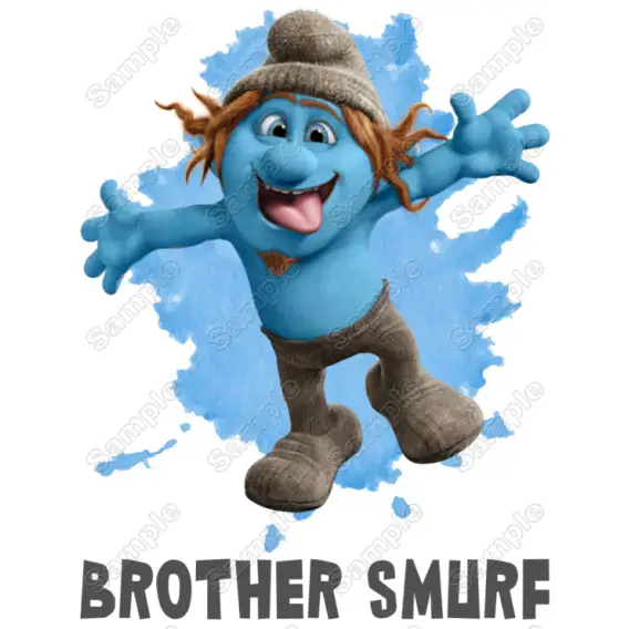Smurf Brother Family Member Birthday Custom T Shirt Iron on Transfer Decal by www.shopironons.com Smurf Brother Family Member Birthday Custom T Shirt Iron on Transfer Decal by www.shopironons.com