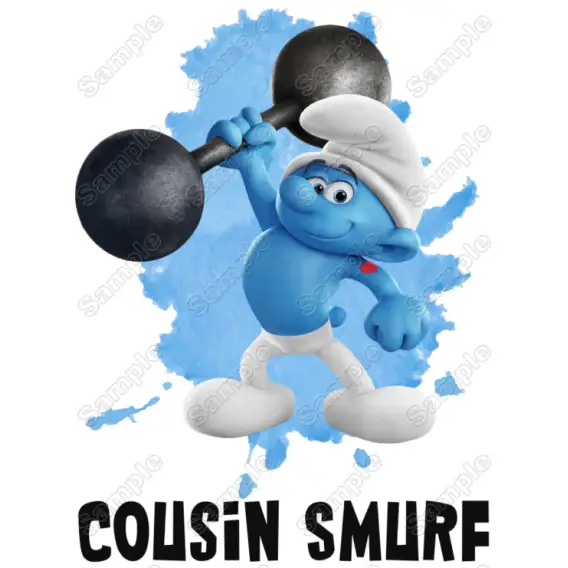 Smurf Cousin Family Member Birthday Custom T Shirt Iron on Transfer Decal by www.shopironons.com Smurf Cousin Family Member Birthday Custom T Shirt Iron on Transfer Decal by www.shopironons.com