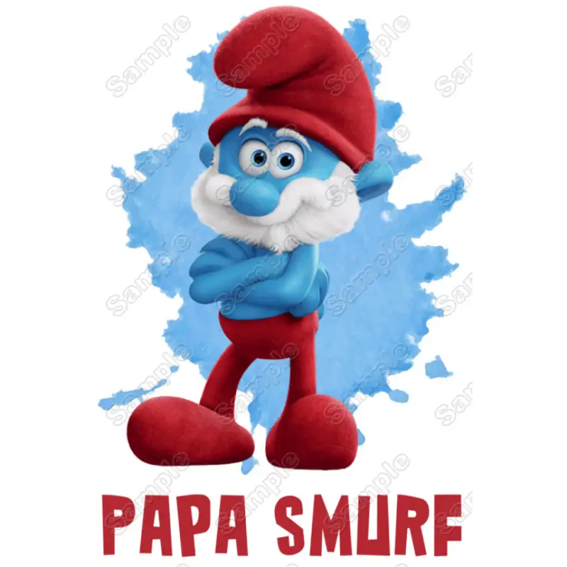 Smurf Papa Family Member Birthday Custom T Shirt Iron on Transfer Decal by www.shopironons.com Smurf Papa Family Member Birthday Custom T Shirt Iron on Transfer Decal by www.shopironons.com