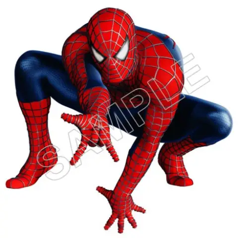 Spider Man T Shirt Iron on Transfer Decal #10 Spider Man T Shirt Iron on Transfer Decal #10