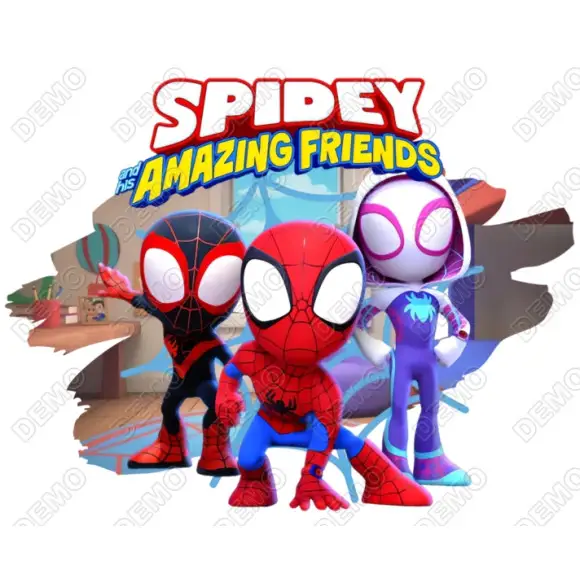 Spidey and His Amazing Friends Heat Iron on Transfer #4 Spidey and His Amazing Friends Heat Iron on Transfer #4