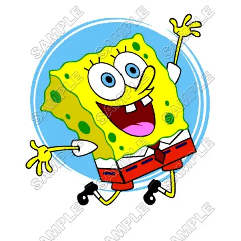 SpongeBob   T Shirt Iron on Transfer Decal #10
