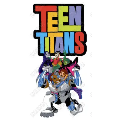 Teen Titans T Shirt Heat Iron on Transfer Decal #21 Teen Titans T Shirt Heat Iron on Transfer Decal #21