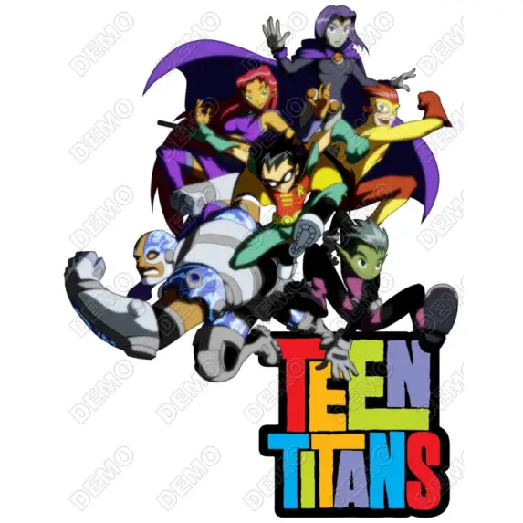 Teen Titans T Shirt Heat Iron on Transfer Decal #20 Teen Titans T Shirt Heat Iron on Transfer Decal #20