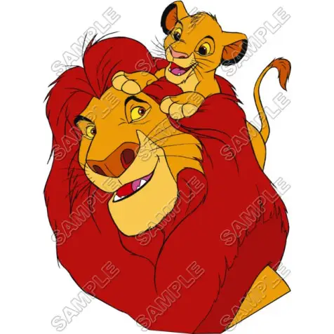 The Lion King T Shirt Iron on Transfer Decal #5 The Lion King T Shirt Iron on Transfer Decal #5