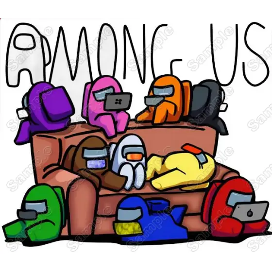 Among Us Game T Shirt Iron on Transfer Decal #4 Among Us Game T Shirt Iron on Transfer Decal #4