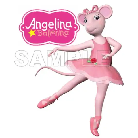 Angelina Ballerina  T Shirt Iron on Transfer  Decal  #1