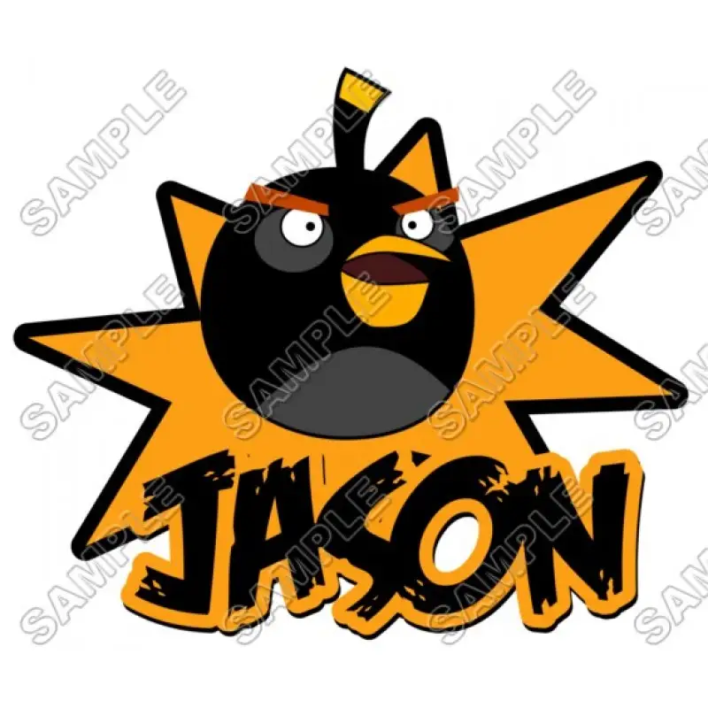 Angry Birds Birthday Personalized Custom T Shirt Iron on Transfer Decal #14 Angry Birds Birthday Personalized Custom T Shirt Iron on Transfer Decal #14