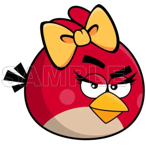 Angry Birds T Shirt Iron on Transfer Decal #9 Angry Birds T Shirt Iron on Transfer Decal #9