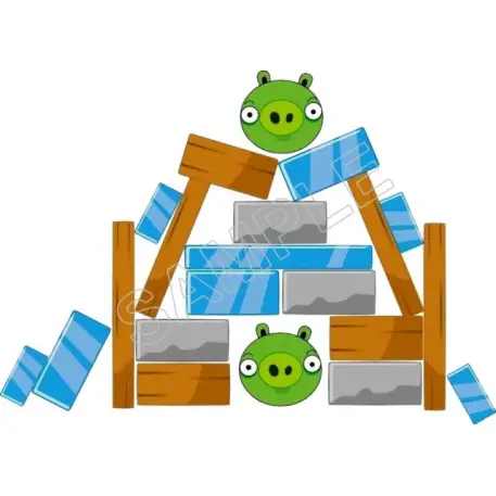 Angry Birds T Shirt Iron on Transfer Decal #92 Angry Birds T Shirt Iron on Transfer Decal #92
