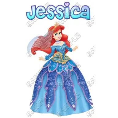 Ariel The Little Mermaid Personalized Custom T Shirt Iron on Transfer Decal #29 Ariel The Little Mermaid Personalized Custom T Shirt Iron on Transfer Decal #29