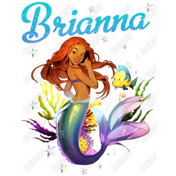 Ariel The Little Mermaid Custom T Shirt Iron on Transfer Ariel The Little Mermaid Custom T Shirt Iron on Transfer
