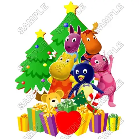 Backyardigans Christmas T Shirt Iron on Transfer Decal #59 Backyardigans Christmas T Shirt Iron on Transfer Decal #59