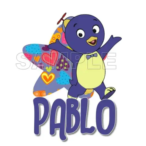 Backyardigans Pablo T Shirt Iron on Transfer Decal #9 Backyardigans Pablo T Shirt Iron on Transfer Decal #9