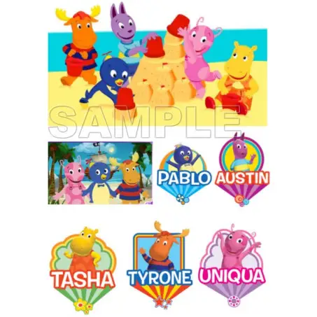 Backyardigans T Shirt Iron on Transfer Decal #2 Backyardigans T Shirt Iron on Transfer Decal #2