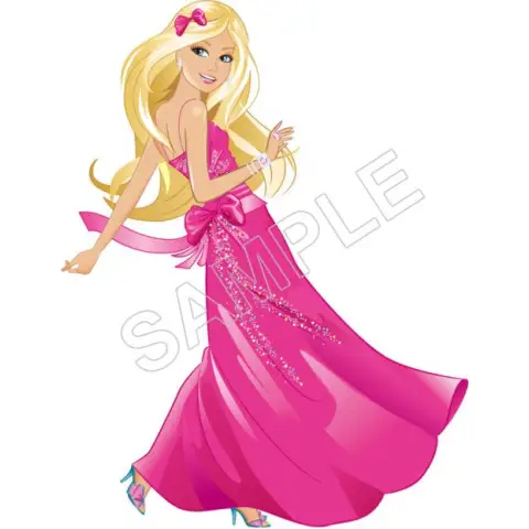 Barbie T Shirt Iron on Transfer Decal #5 Barbie T Shirt Iron on Transfer Decal #5
