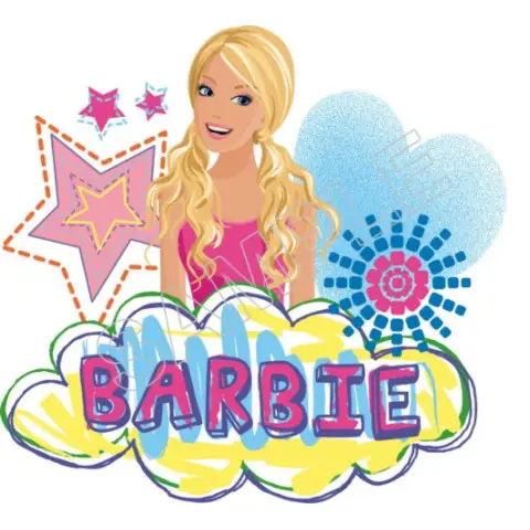 Barbie T Shirt Iron on Transfer Decal #6 Barbie T Shirt Iron on Transfer Decal #6
