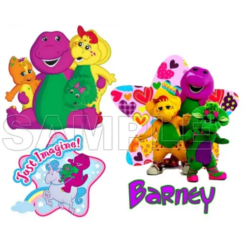 Barney T Shirt Iron on Transfer Decal #1 Barney T Shirt Iron on Transfer Decal #1