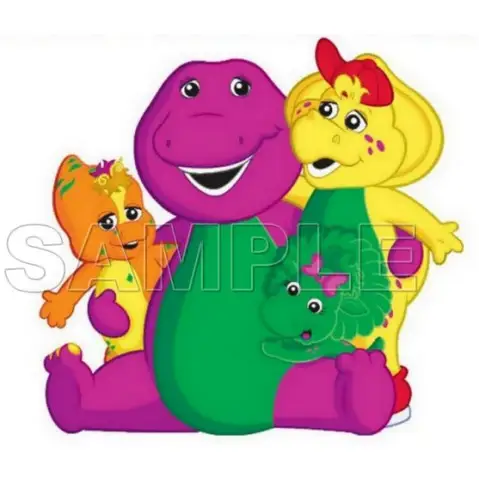 Barney T Shirt Iron on Transfer  Decal  #4