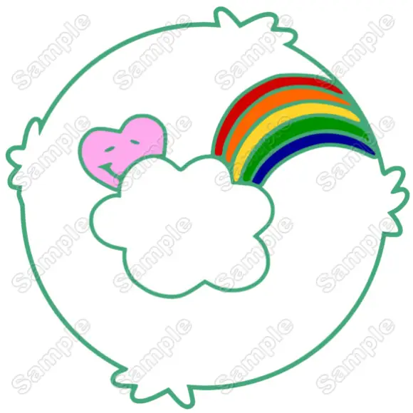 Bashful Heart Care Bear Symbol T Shirt Iron on Transfer Decal Bashful Heart Care Bear Symbol T Shirt Iron on Transfer Decal