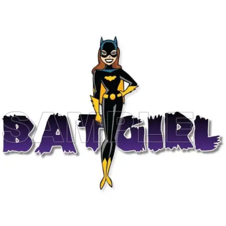 BatGirl T Shirt Iron on Transfer Decal #1 BatGirl T Shirt Iron on Transfer Decal #1
