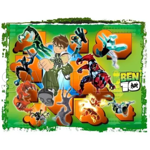 Ben 10 T Shirt Iron on Transfer Decal #14 Ben 10 T Shirt Iron on Transfer Decal #14