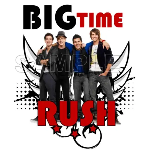 Big Time Rush T Shirt Iron on Transfer Decal #2 Big Time Rush T Shirt Iron on Transfer Decal #2