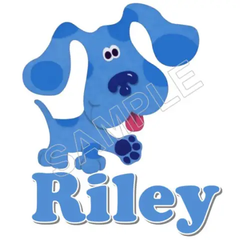 Blues Clues Personalized Custom T Shirt Iron on Transfer Decal #51 Blues Clues Personalized Custom T Shirt Iron on Transfer Decal #51