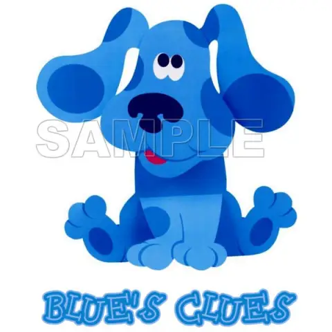 Blues Clues T Shirt Iron on Transfer Decal #5 Blues Clues T Shirt Iron on Transfer Decal #5