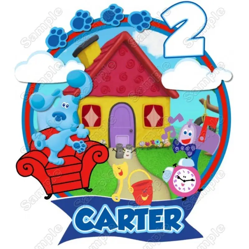 Blues Clues Birthday Custom T Shirt Iron on Transfer Blues Clues Birthday Custom T Shirt Iron on Transfer