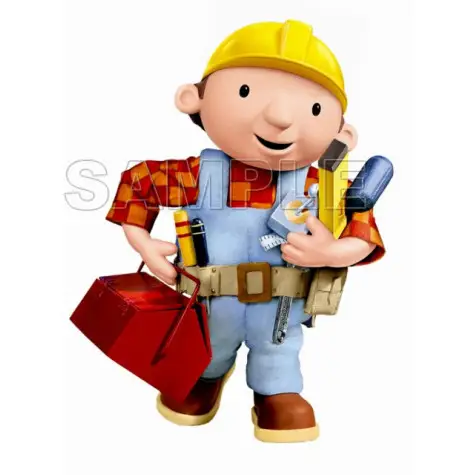 Bob the Builder T Shirt Iron on Transfer Decal #3 Bob the Builder T Shirt Iron on Transfer Decal #3