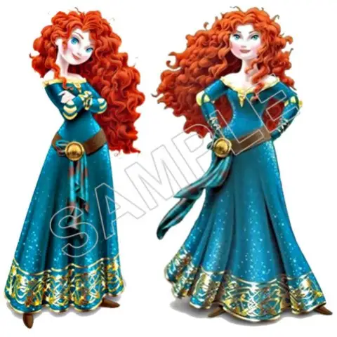 Brave (Disney) Merida T Shirt Iron on Transfer Decal #2 Brave (Disney) Merida T Shirt Iron on Transfer Decal #2