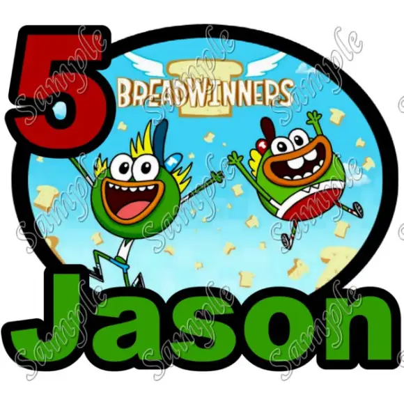 Breadwinners Birthday Personalized Custom T Shirt Iron on Transfer Decal #2 Breadwinners Birthday Personalized Custom T Shirt Iron on Transfer Decal #2