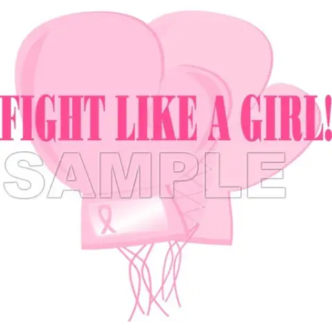 Breast Cancer Awareness ~ Fight Like A Girl ~ T Shirt Iron on Transfer Decal #19