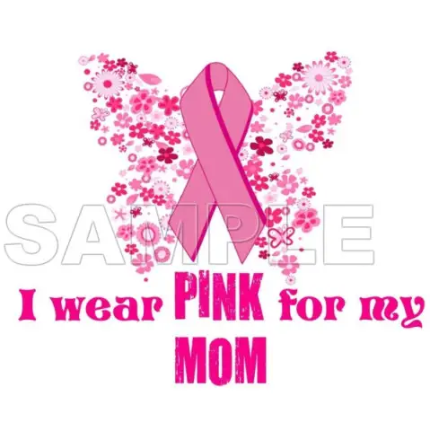 Breast Cancer Awareness ~I Wear Pink for  my Mom~  T Shirt Iron on Transfer Decal #7