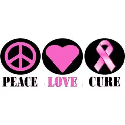 Breast Cancer Awareness T Shirt Iron on Transfer Decal #5 Breast Cancer Awareness T Shirt Iron on Transfer Decal #5